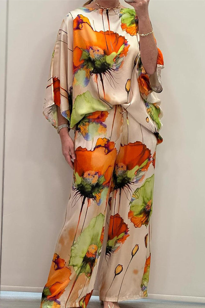 Chic Printed Women's Loungewear Set