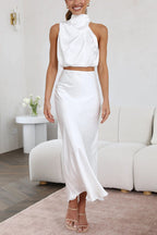 Inaia - Elegant Long Skirt Ensemble