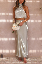 Inaia - Elegant Long Skirt Ensemble