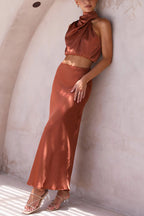Inaia - Elegant Long Skirt Ensemble