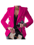 Stylish Blazer with Elegant Button Accents