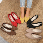 Comfortable Women's Slip-On Ballet Shoes