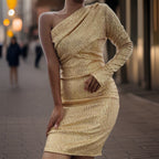 Elegant Sequin Evening Dress