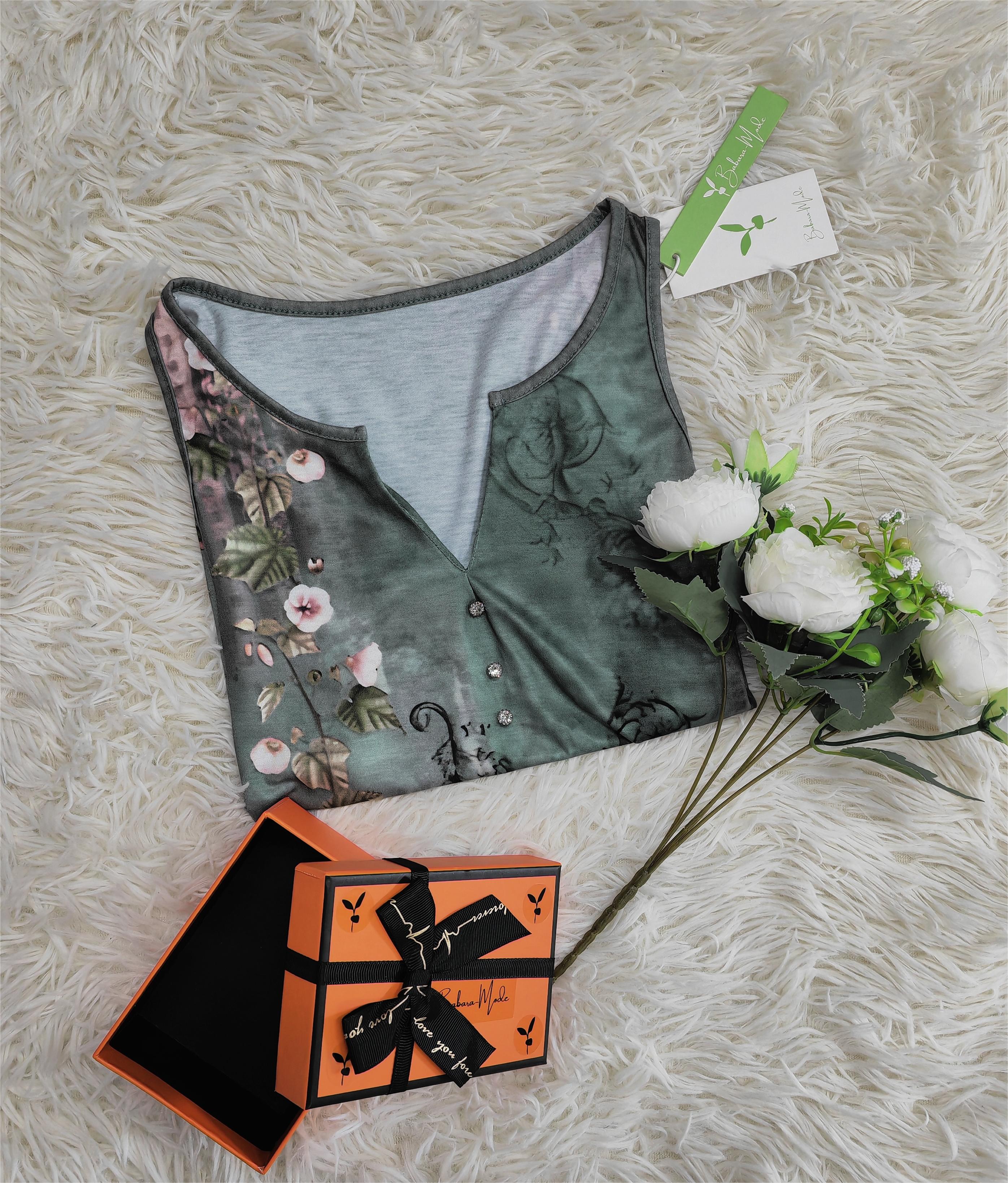 Floral Watercolor Sleeveless Top