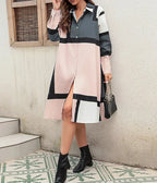 Stylish Button-Up Dress with Sophisticated Details