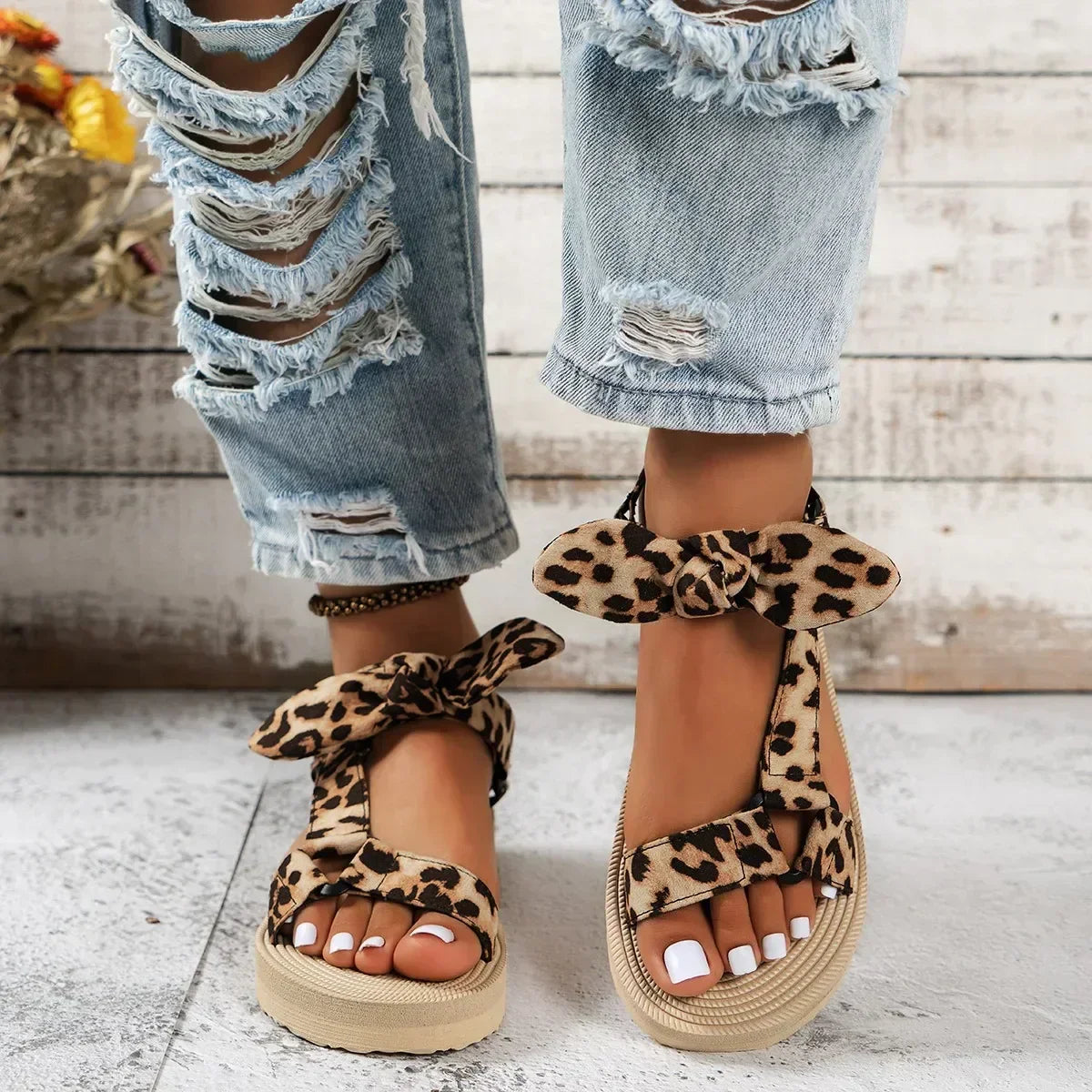 Women's Leopard Print Footwear