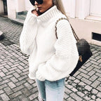 Bella | Women’s Chunky Knit Turtleneck Sweater