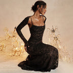 Ona - Elegant Lace Maxi Dress for Ultimate Comfort