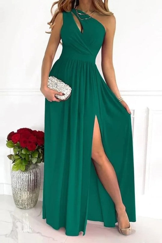 Elegant One-Shoulder Evening Dress by Novella