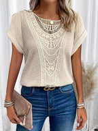 Stylish Lace T-Shirt with Fashionable Details