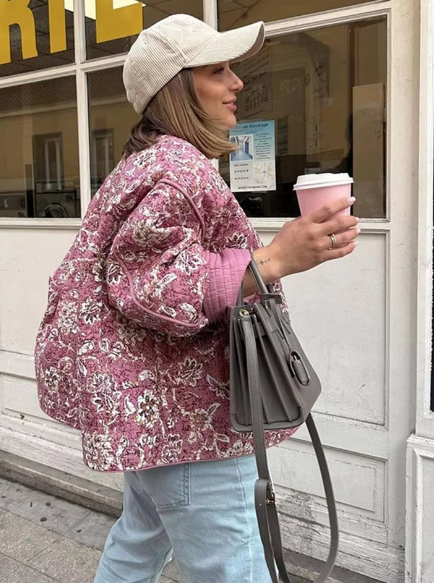 Women's Warm and Cozy Insulated Jacket for Autumn and Winter