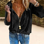 Lace-Accented Women's Top