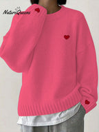 Women's Valentine's Day Heart Casual Sweater