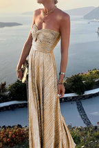 Women's Off-Shoulder Maxi Dress