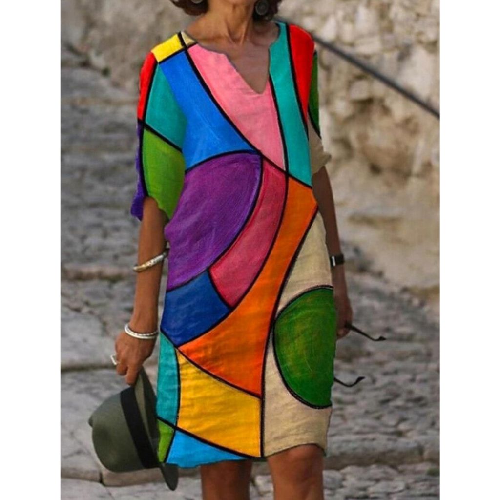 Delightful Floral Pattern Dress