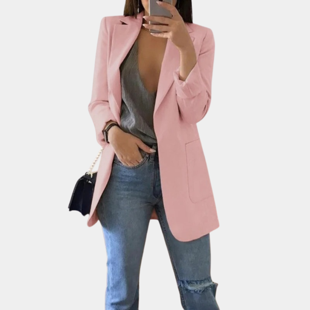 Casual Women's Blazer with Relaxed Fit
