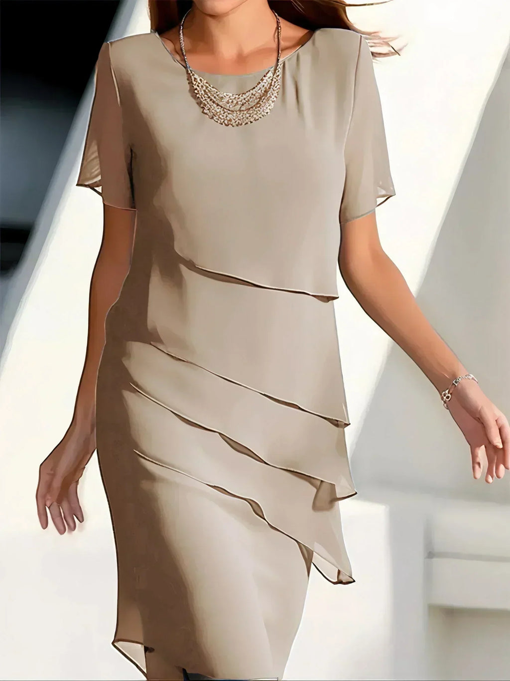 Elegant Silhouette-Enhancing Dress