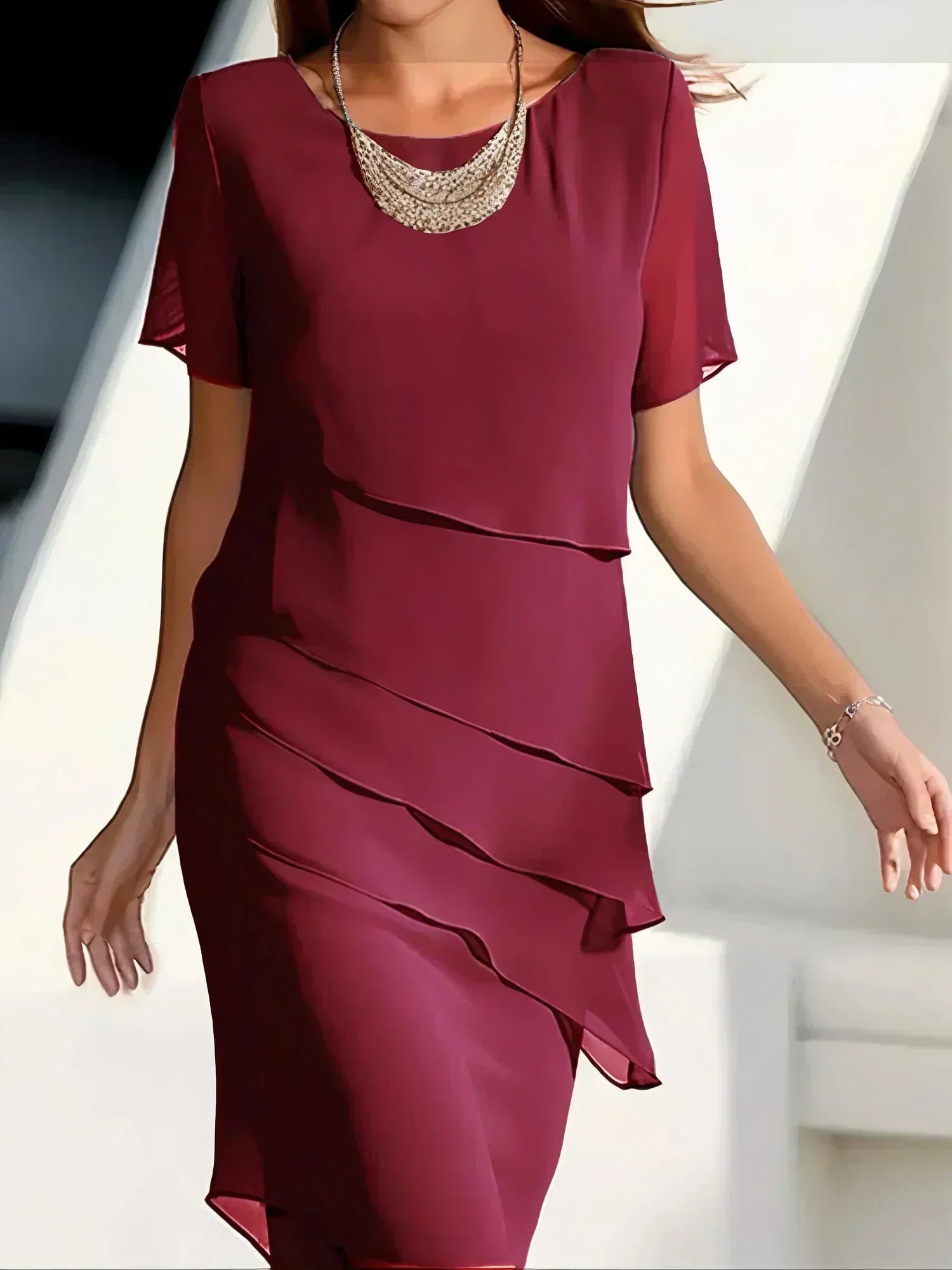 Elegant Silhouette-Enhancing Dress