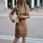 Stylish Knitted Winter Dress