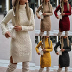 Stylish Knitted Winter Dress