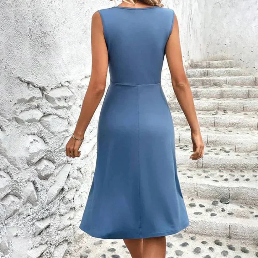 Women's Knee-Length Midi Dress Perfect for Summer