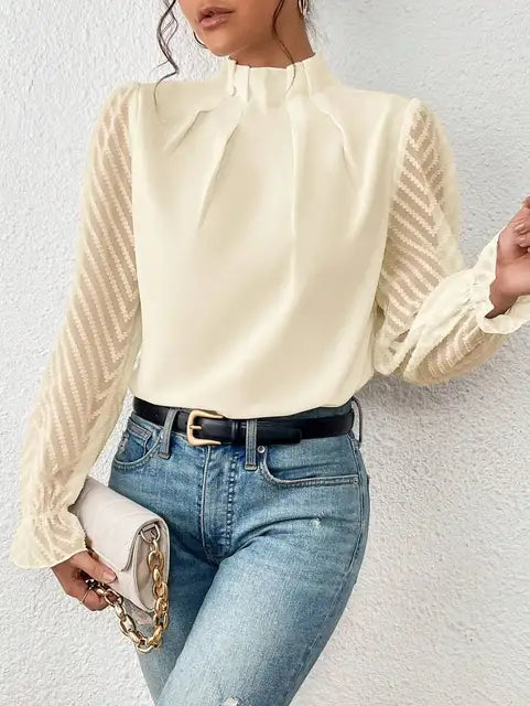 Fabiana - Elegant Long-Sleeve Top