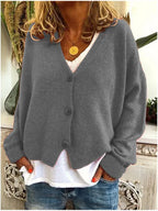 Women's Cotton Button-Up Jacket