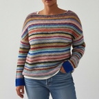 Vibrant Plus Size Women's Knit Sweater
