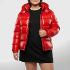 Plus Size Women's Comfortable Insulated Puffer Coat