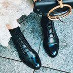 Sophia | Women’s Lace-Up Leather Ankle Boots