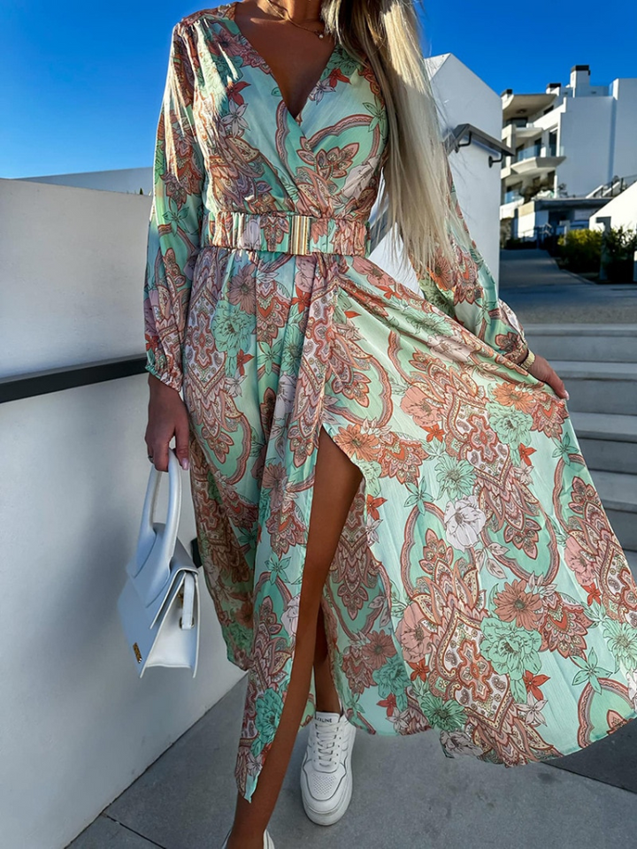 Sarah - Stylish Bohemian Maxi Dress
