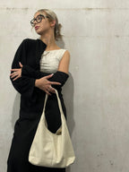 Retro Distressed Leather Tote Bag