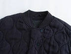 Destiny Cotton Jacket with Round Neck