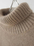 Stylish Women's Knit Turtleneck Jumper