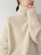 Stylish Women's Knit Turtleneck Jumper