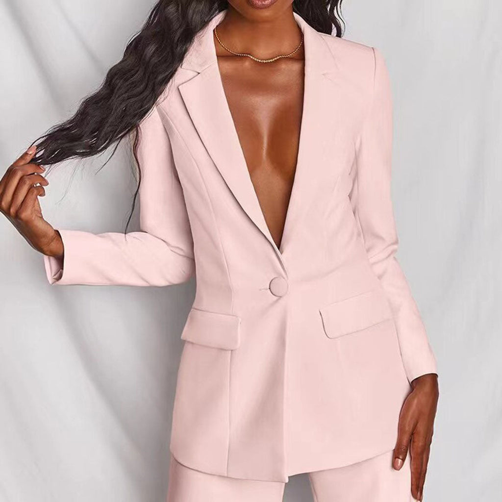 Hayley - Chic Women's Blazer and Trousers Set