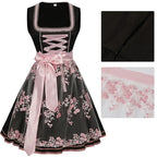 Charming Floral Dirndl Dress Ideal for Oktoberfest Festivities