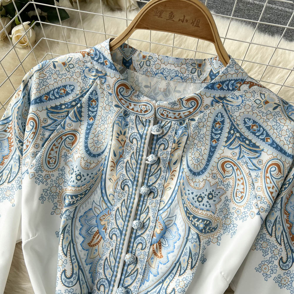 Floral A-Line Dress Featuring a Belted Waist