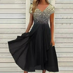 Elegant Women's Chiffon Evening Gown