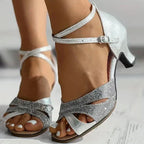 Sparkling Women's High-Heeled Sandals