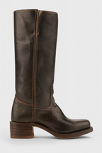 Ella | Women’s Leather Knee-High Boots with Heels