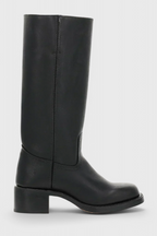 Ella | Women’s Leather Knee-High Boots with Heels
