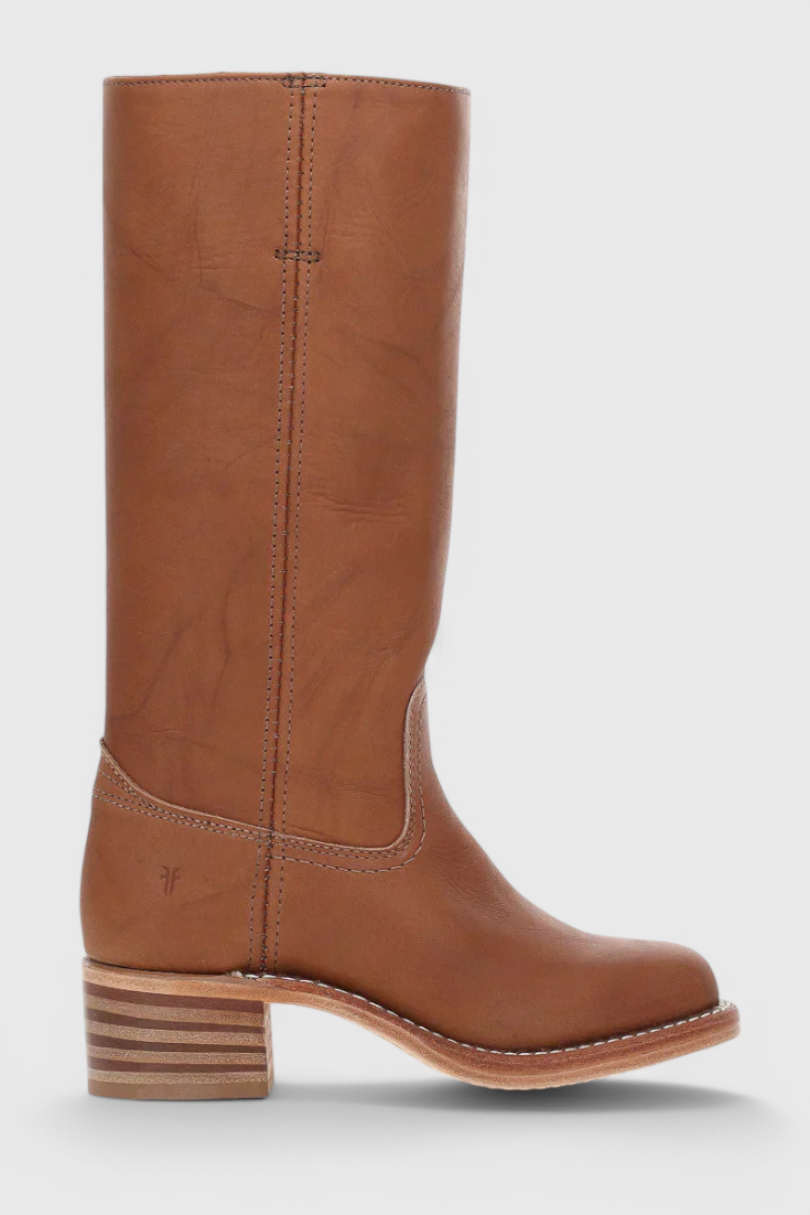 Ella | Women’s Leather Knee-High Boots with Heels