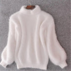 Fiona | Women’s Trendy Warm High Neck Knit Sweater