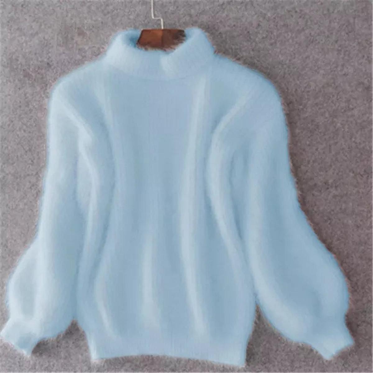 Fiona | Women’s Trendy Warm High Neck Knit Sweater