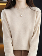 Ultimate Warmth Cozy Long-Sleeve Wool Sweater