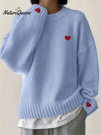 Women's Valentine's Day Heart Casual Sweater