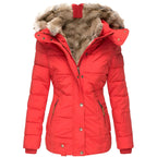 Gabrielle | Women’s Winter Puffer Jacket with Fur Hood