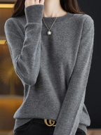 Ultimate Warmth Cozy Long-Sleeve Wool Sweater