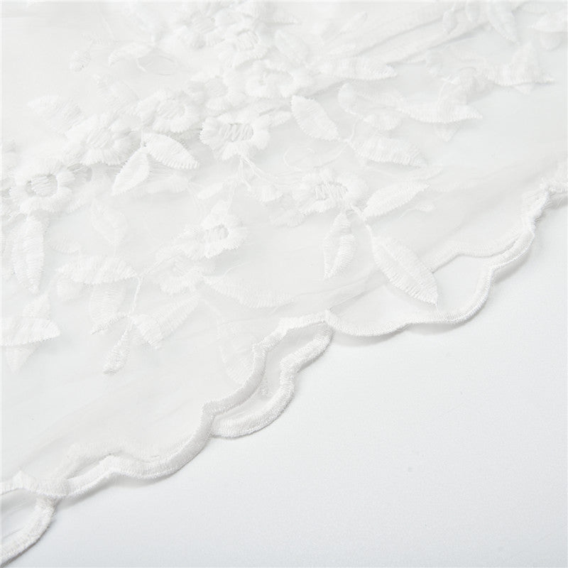 Elegant White Summer Dress